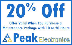 20% Off - Offer Valid When You Purchase a Maintenance Package with 10 or 20 Hours